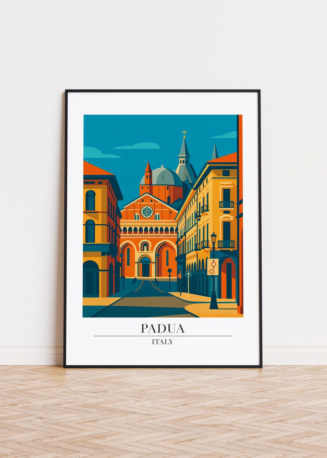Padua Italy Modern City Art Print