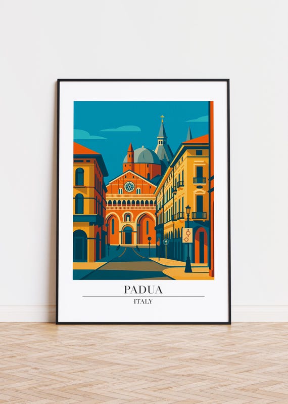 Padua Italy Modern City Art Print