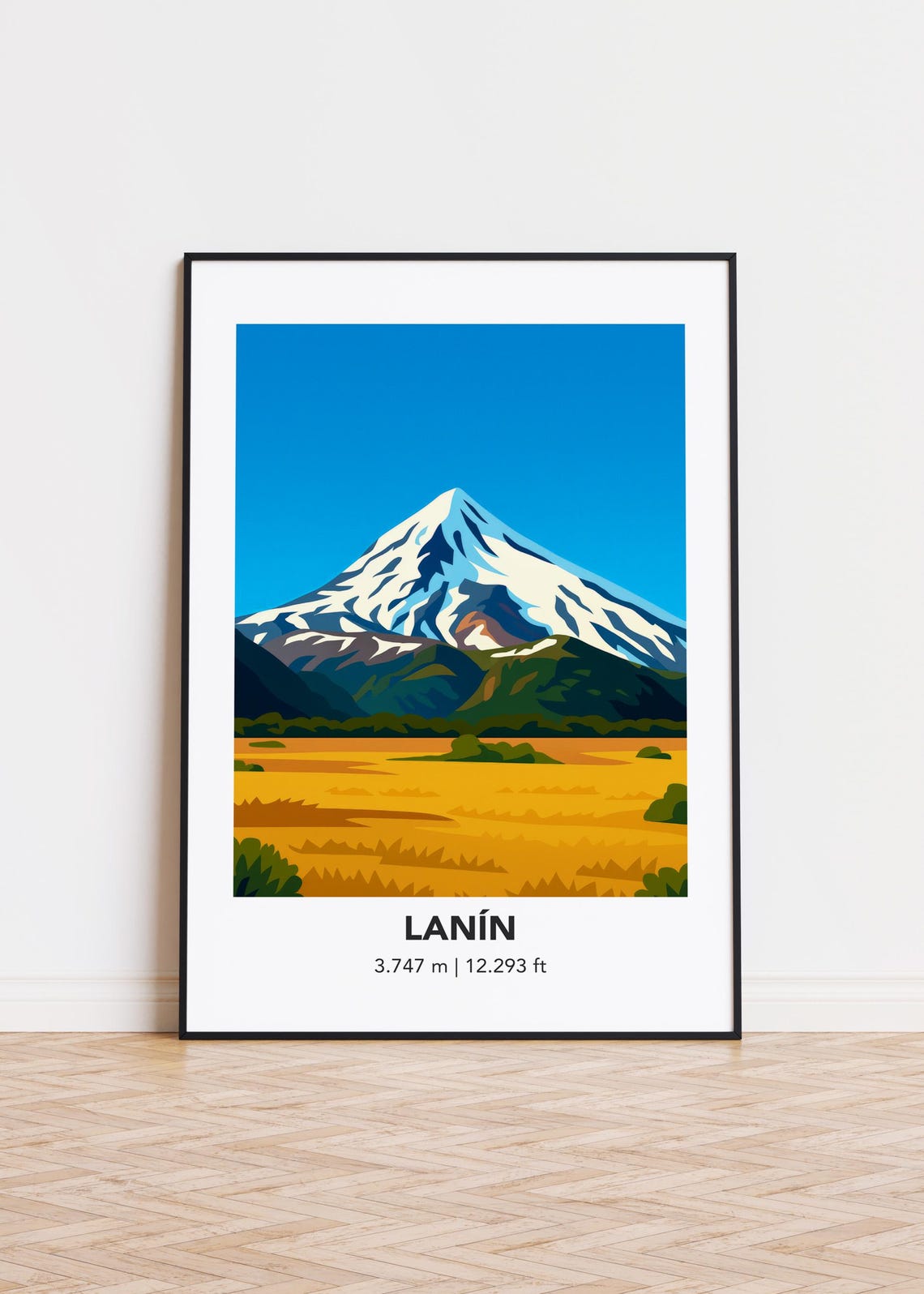 Lann Mountain Minimalist Art Print