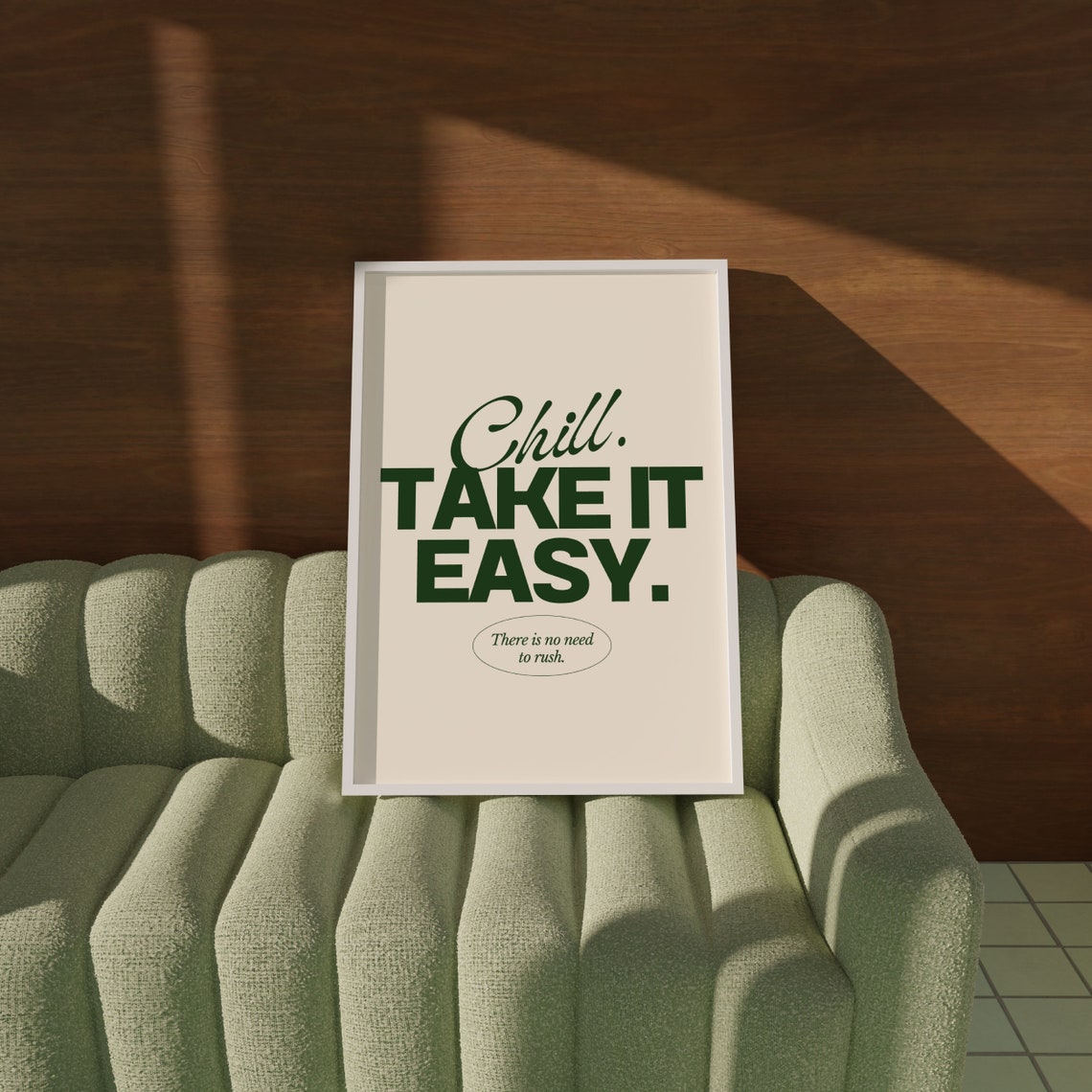 Take It Easy Vintage 70s Style Poster - Image 3