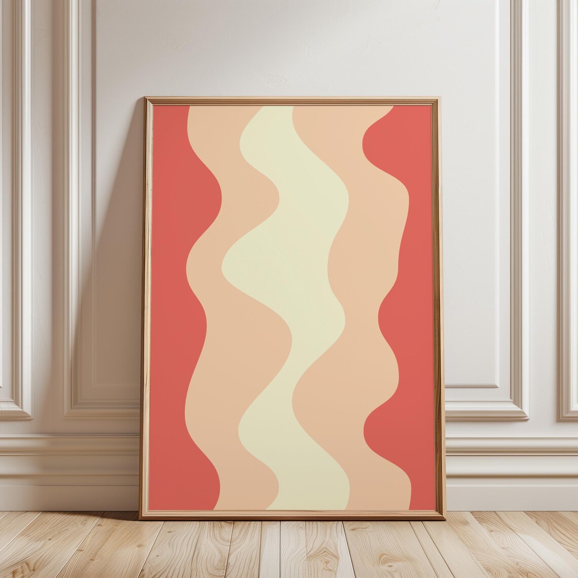 Funky Waves Poster, Cute Dorm Room Decor - Image 3