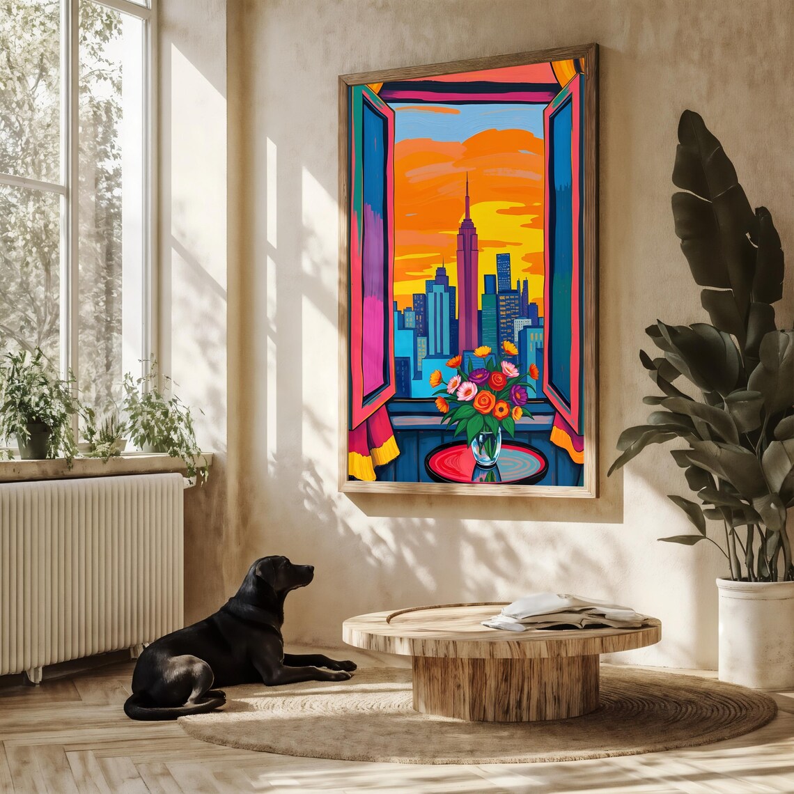 Bold NYC Skyline, Modern Cityscape Art Print - Image 3