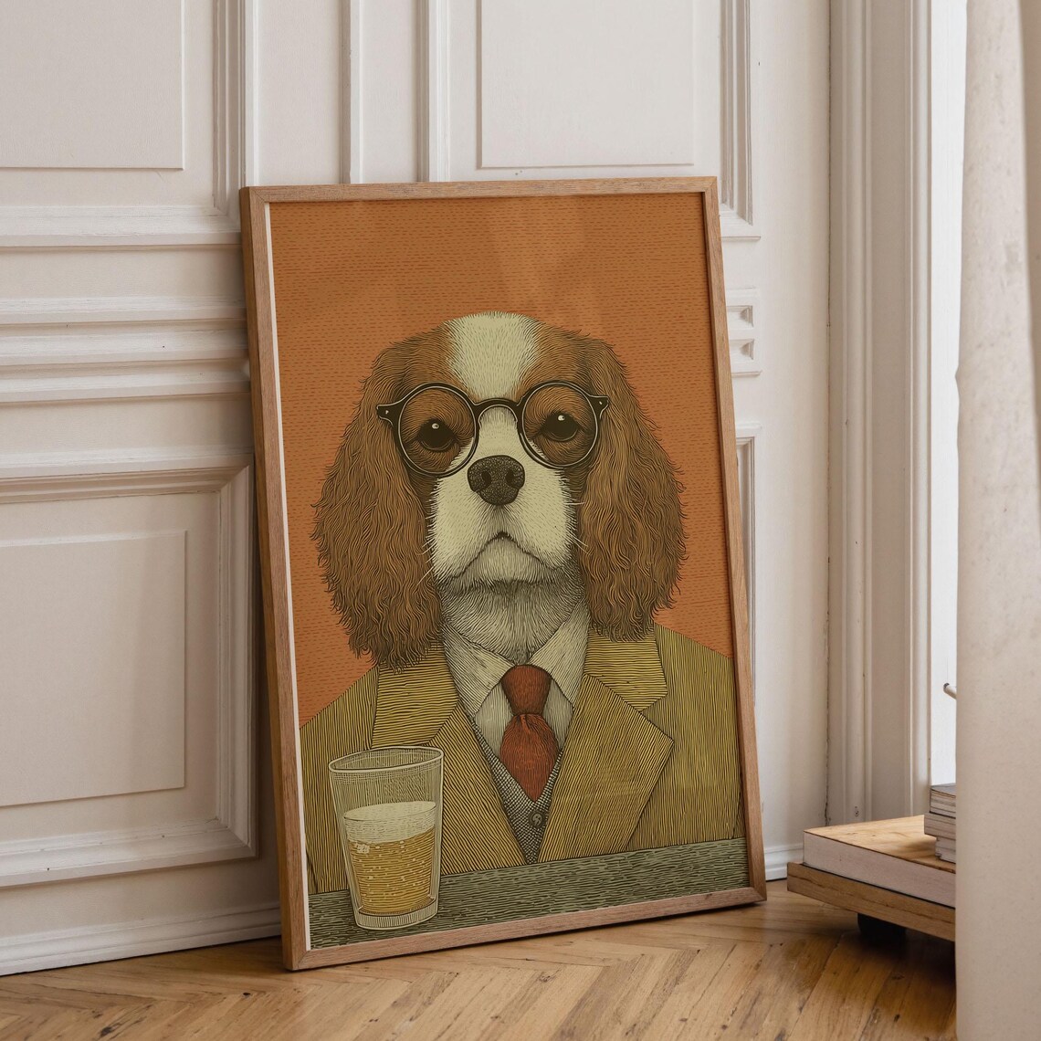 Sir Cavalier King Charles Spaniel Poster Print