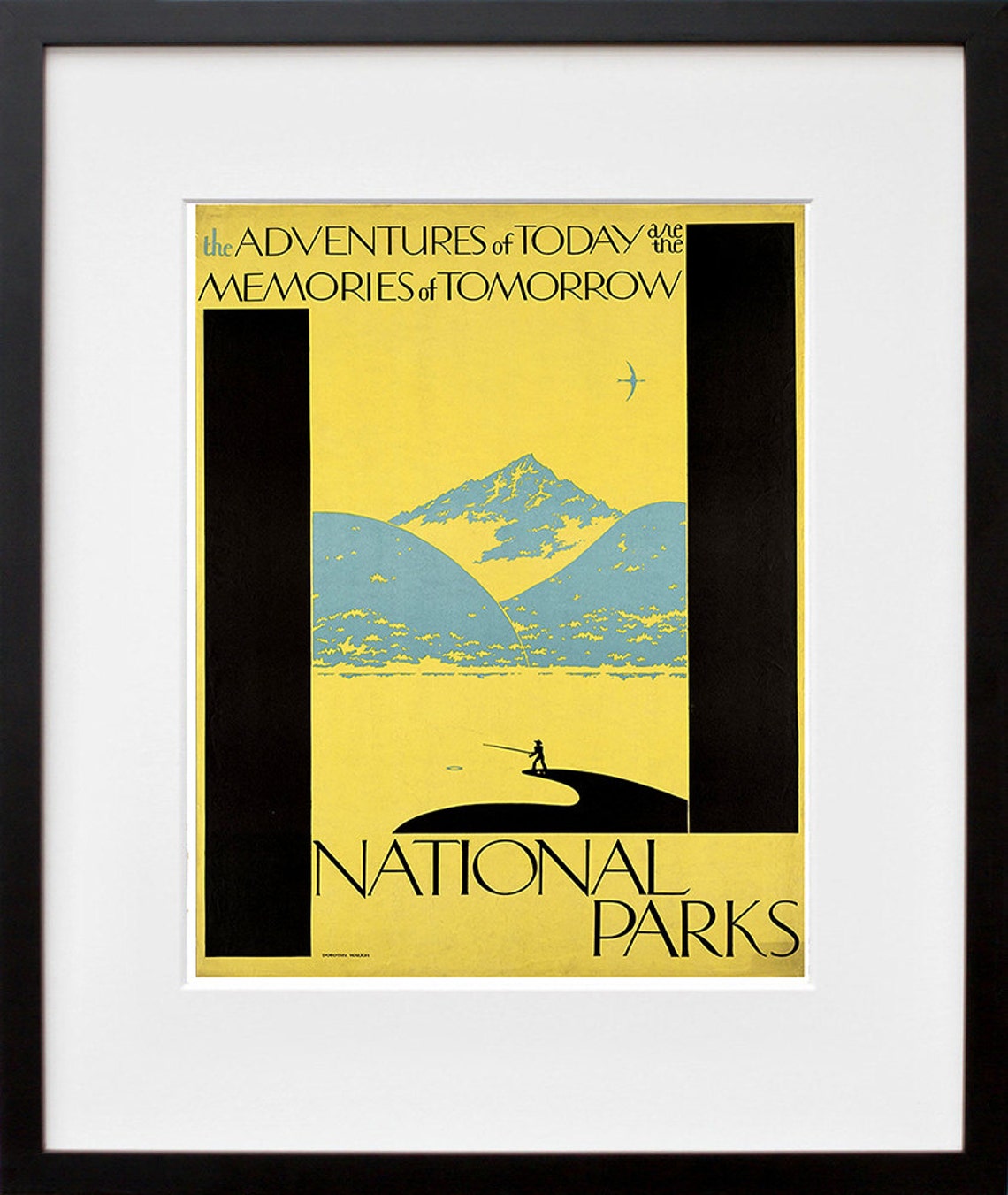 National Parks Adventures Today Memories Tomorrow WPA Poster - Image 2