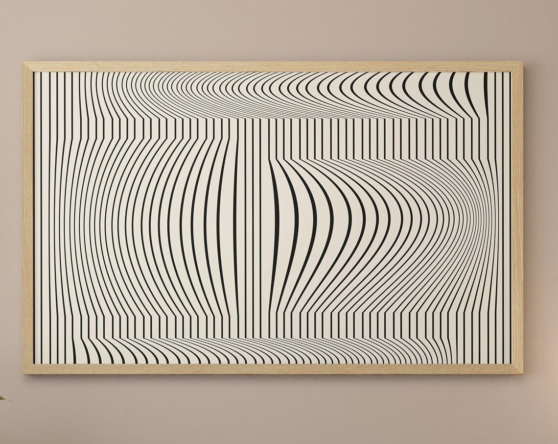 Frame TV Modern Geometric Line Art Art Print - Image 2