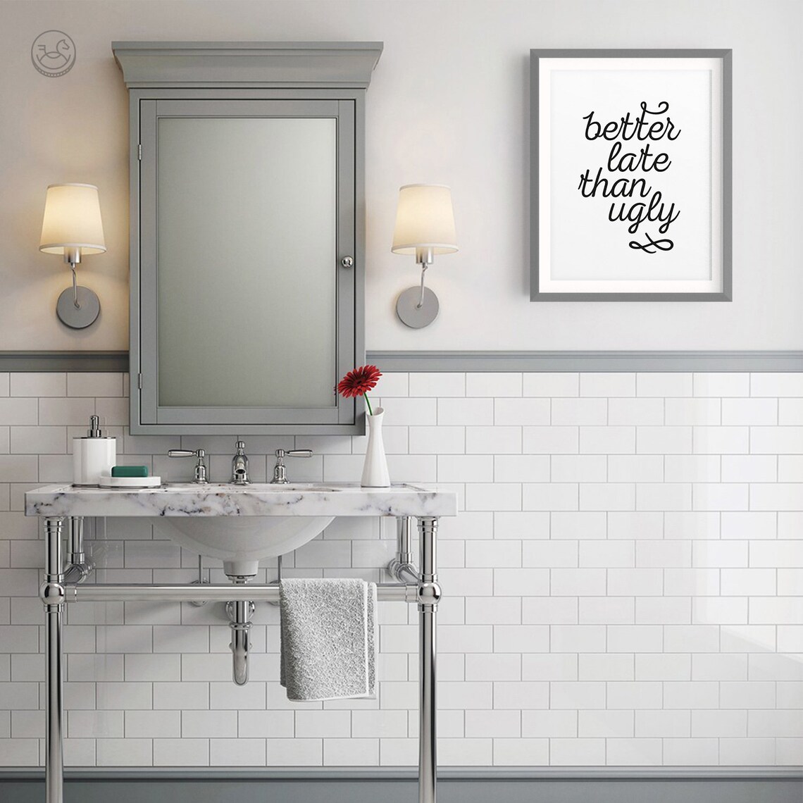 Funny Bathroom Art, Bathroom Decor Print Gift - Image 2