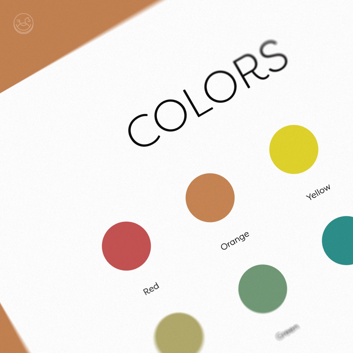 Shapes and Colors Educational Chart Set for Kids Rooms Wall Art - Image 3