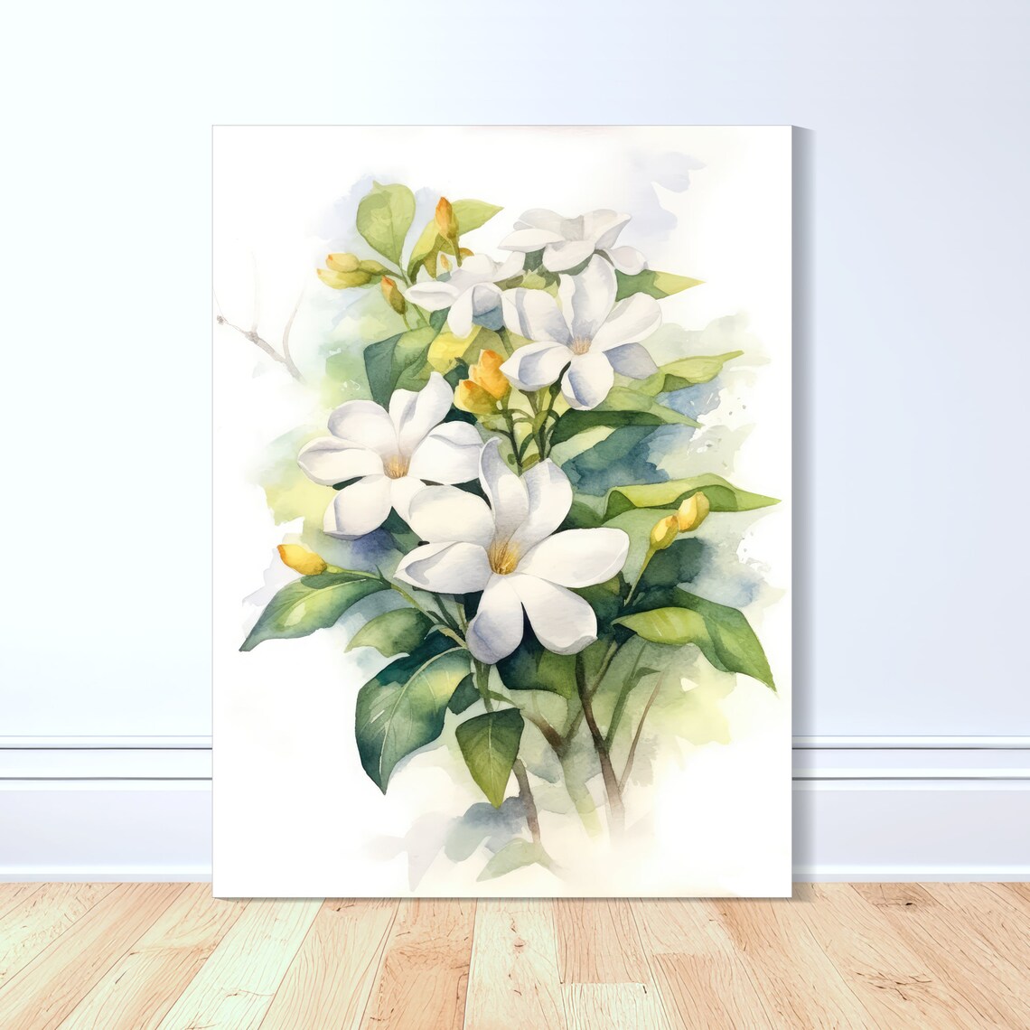 Sampaguita Splendor Art Print, Philippines Watercolor