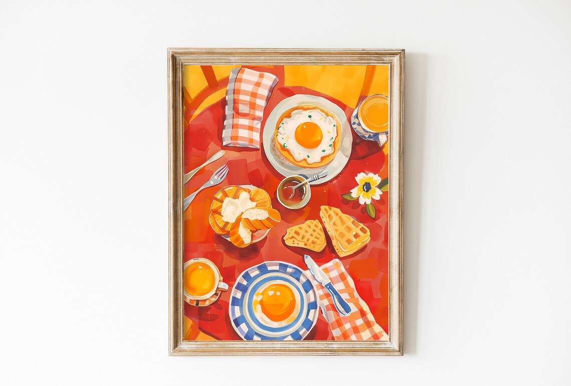 Breakfast Table Kitchen Decor For Foodies