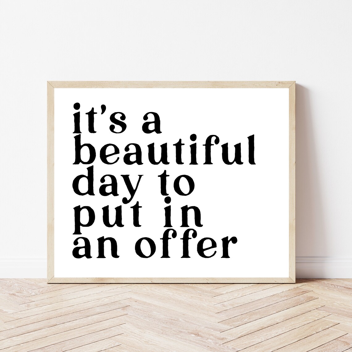 Real Estate Signs Realtor Office Decor Art Print