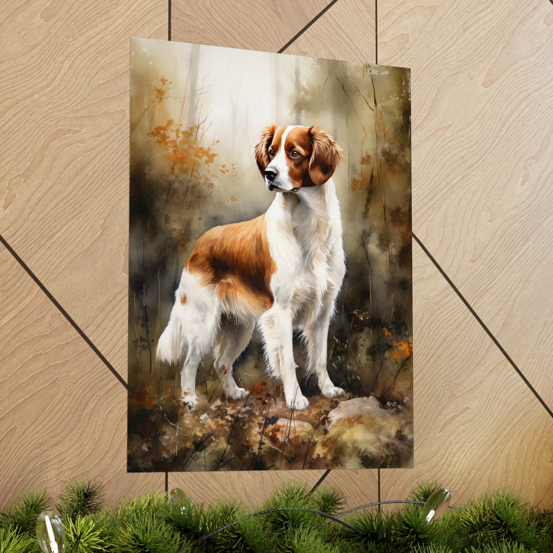 Nederlandse Kooikerhondje Dog Art Print Dog Wall Art Animal Art Print Animal Art Poster Dog Lover Gift Colorful Animal Wall Art - Image 2