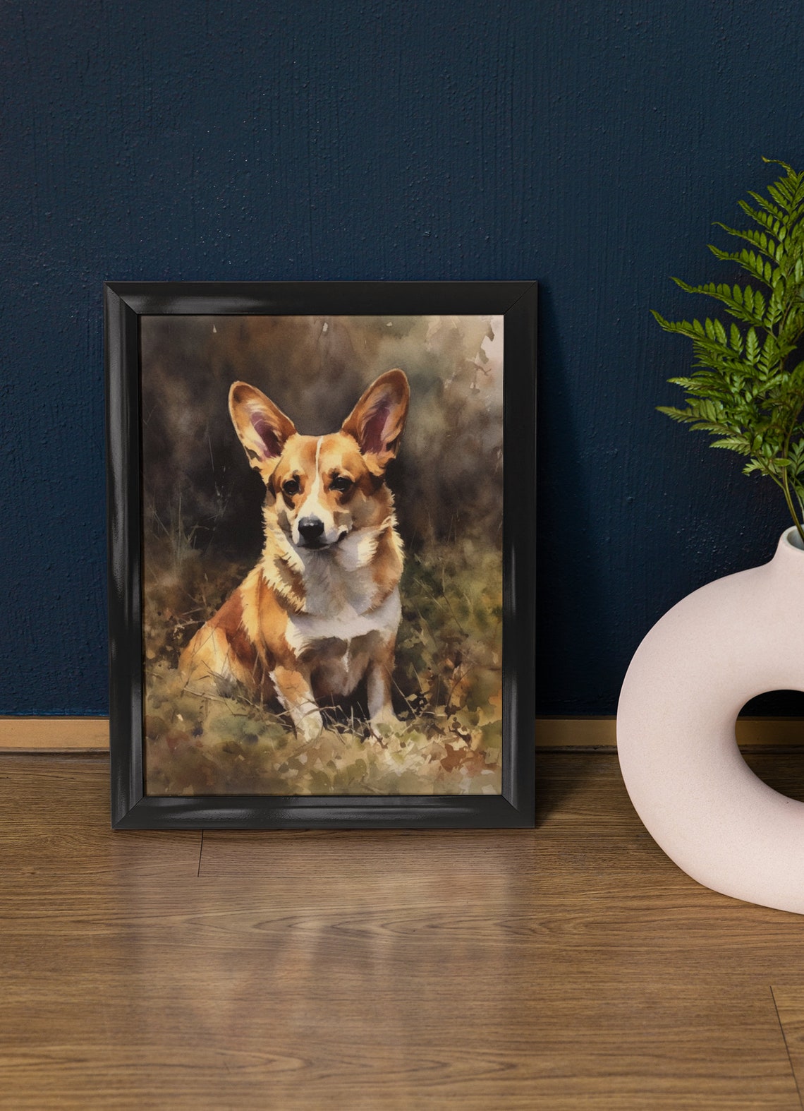 Cardigan Welsh Corgi Dog Art Print Dog Wall Art Animal Art Print Animal Art Poster Dog Lover Gift Colorful Animal Wall Art Cool Dog