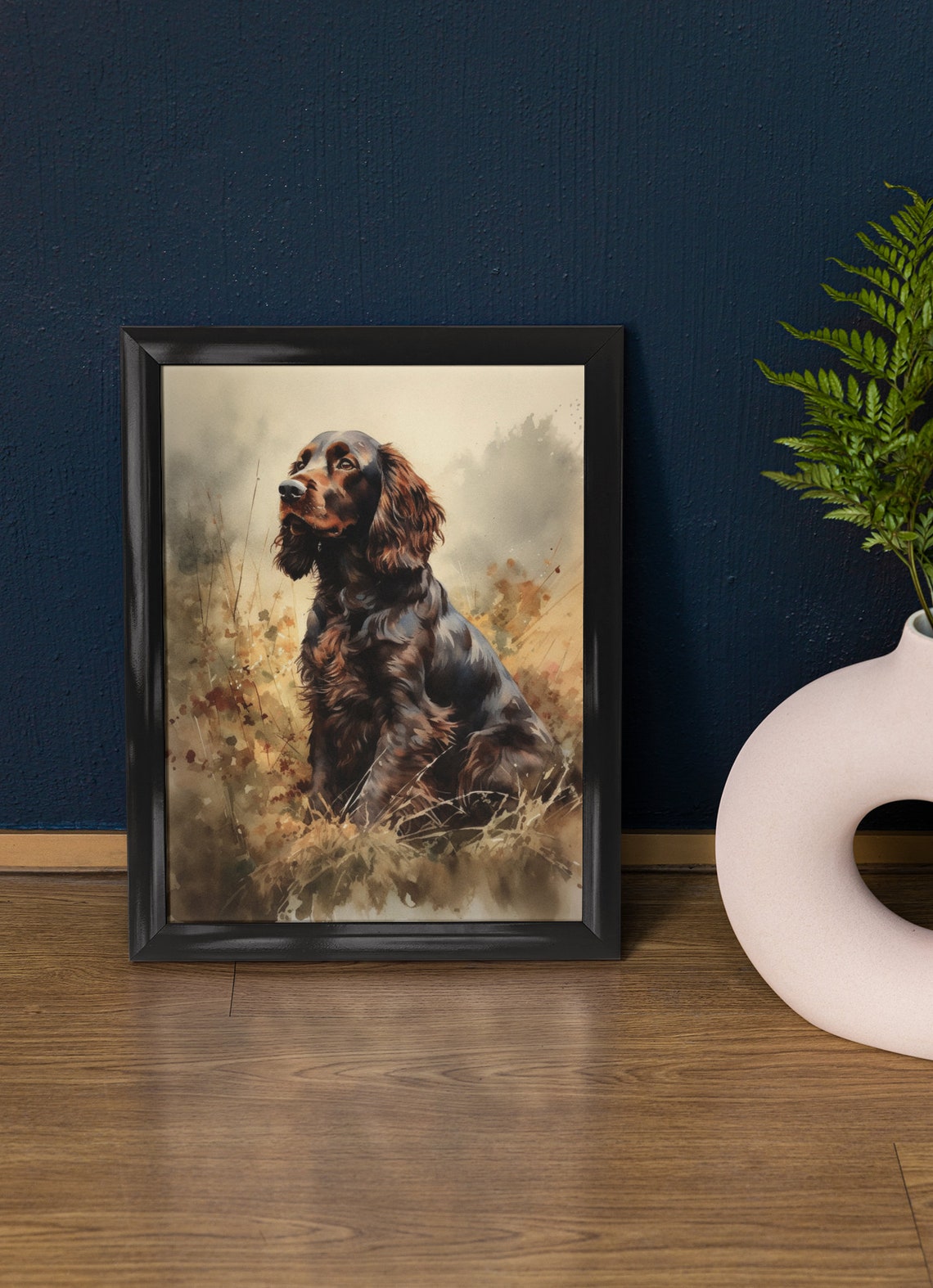 Field Spaniel Dog Art Print Dog Wall Art Animal Art Print Animal Art Poster Dog Lover Gift Colorful Animal Wall Art Cool Dog Art
