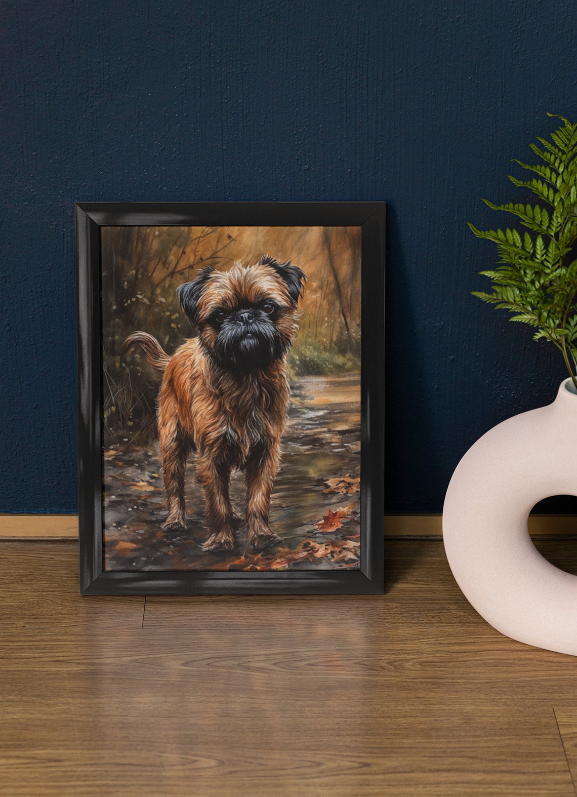 Brussels Griffon Dog Art Print Dog Wall Art Animal Art Print Animal Art Poster Dog Lover Gift Colorful Animal Wall Art Cool Dog Art