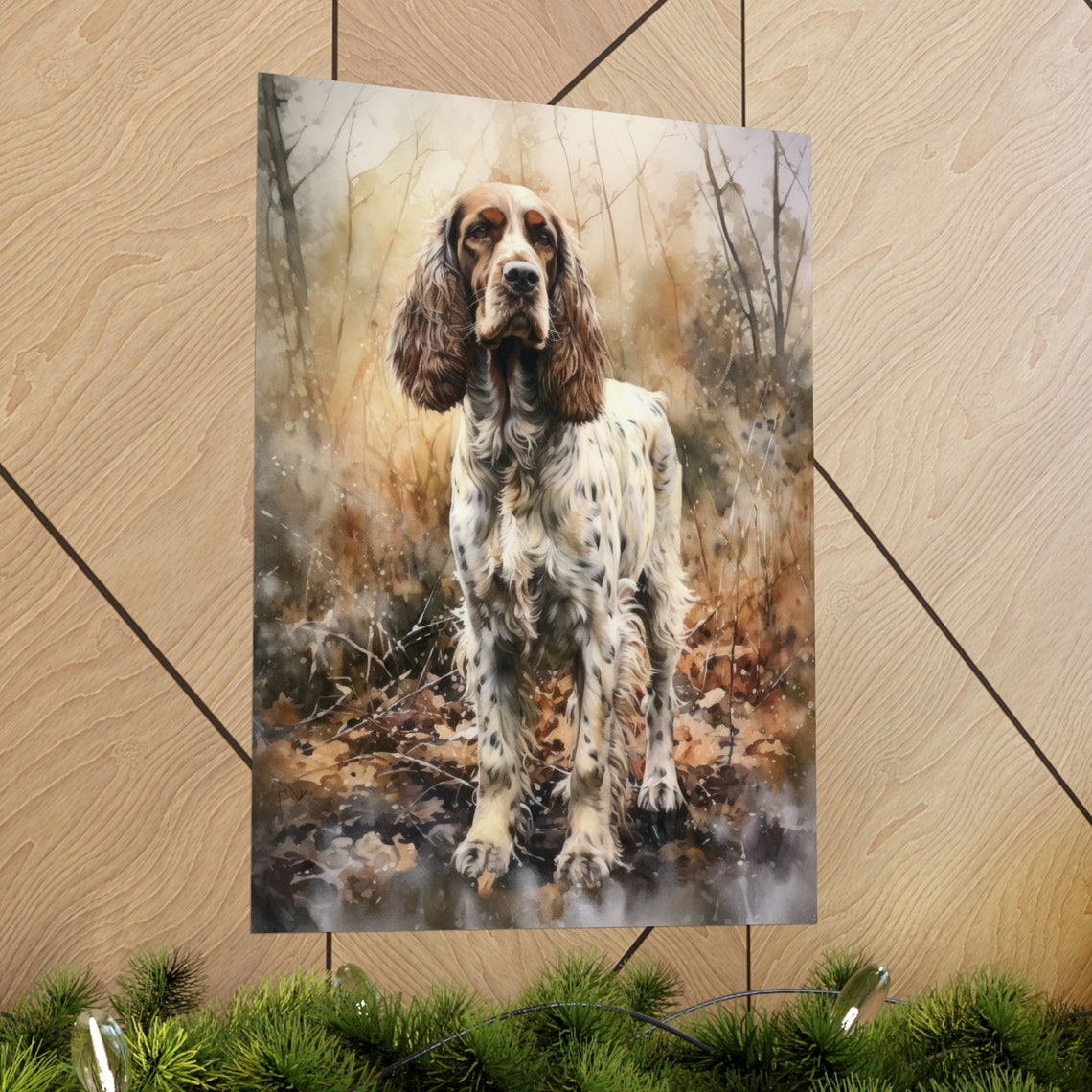 English Cocker Spaniel Dog Art Print Dog Wall Art Animal Art Print Animal Art Poster Dog Lover Gift Colorful Animal Wall Art Cool Dog - Image 2