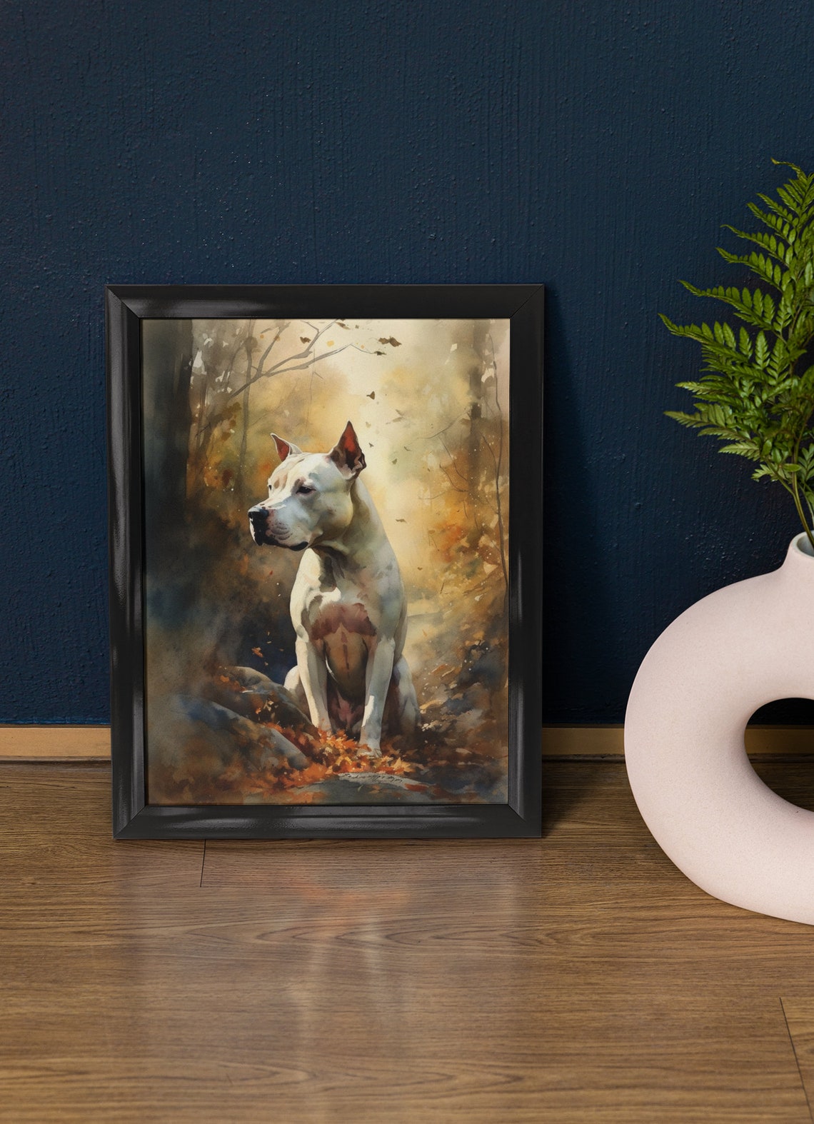 Dogo Argentino Dog Art Print Dog Wall Art Animal Art Print Animal Art Poster Dog Lover Gift Colorful Animal Wall Art Cool Dog Art