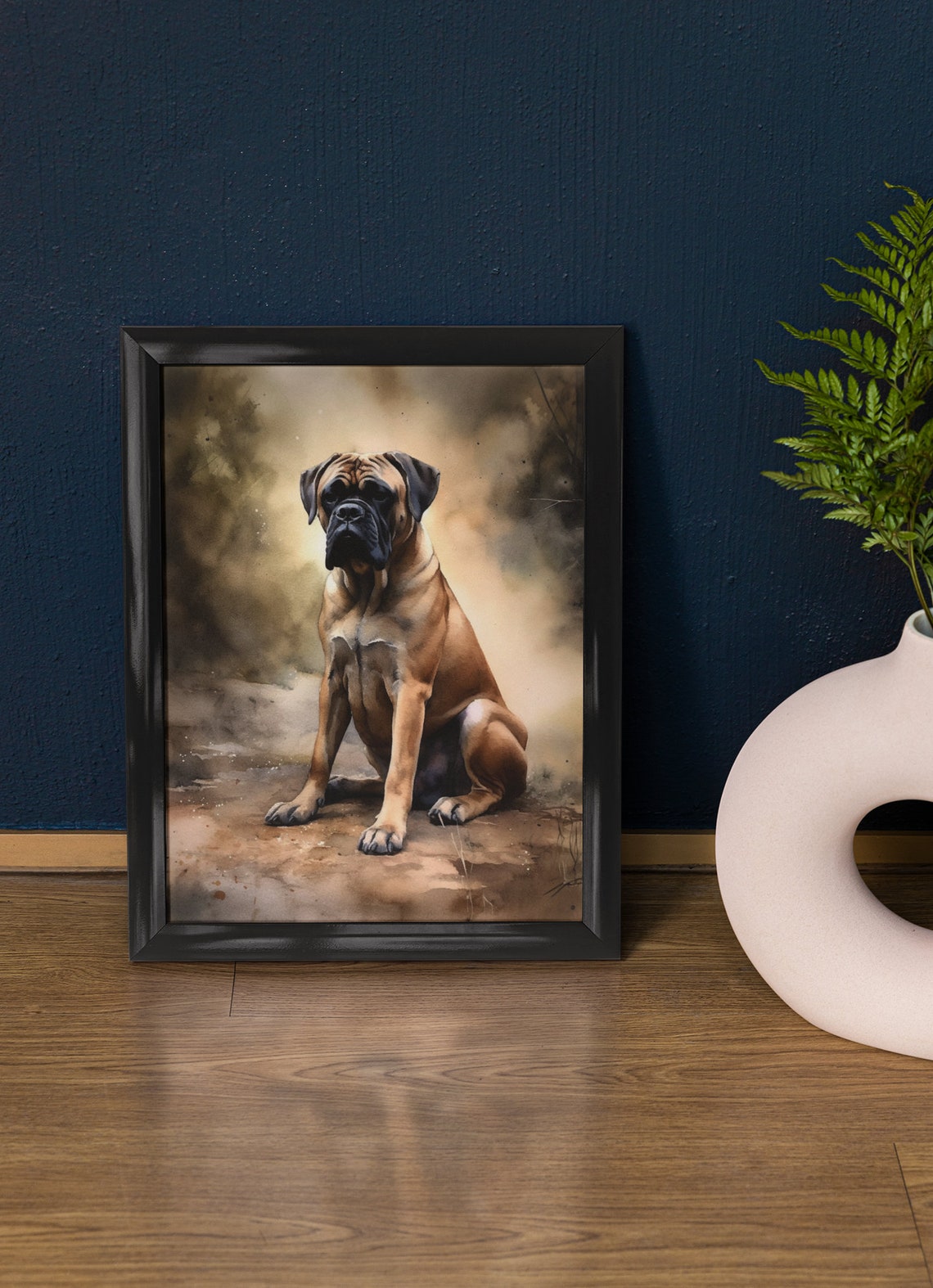 Boerboel Dog Art Print Dog Wall Art Animal Art Print Animal Art Poster Dog Lover Gift Colorful Animal Wall Art Cool Dog Art