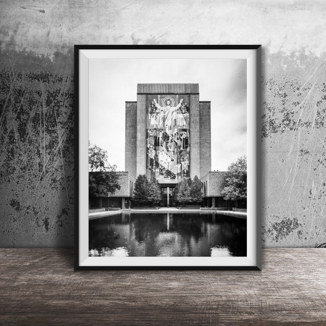 Touchdown Jesus Word Of Life Mural At Hesburgh Library Poster - Image 2