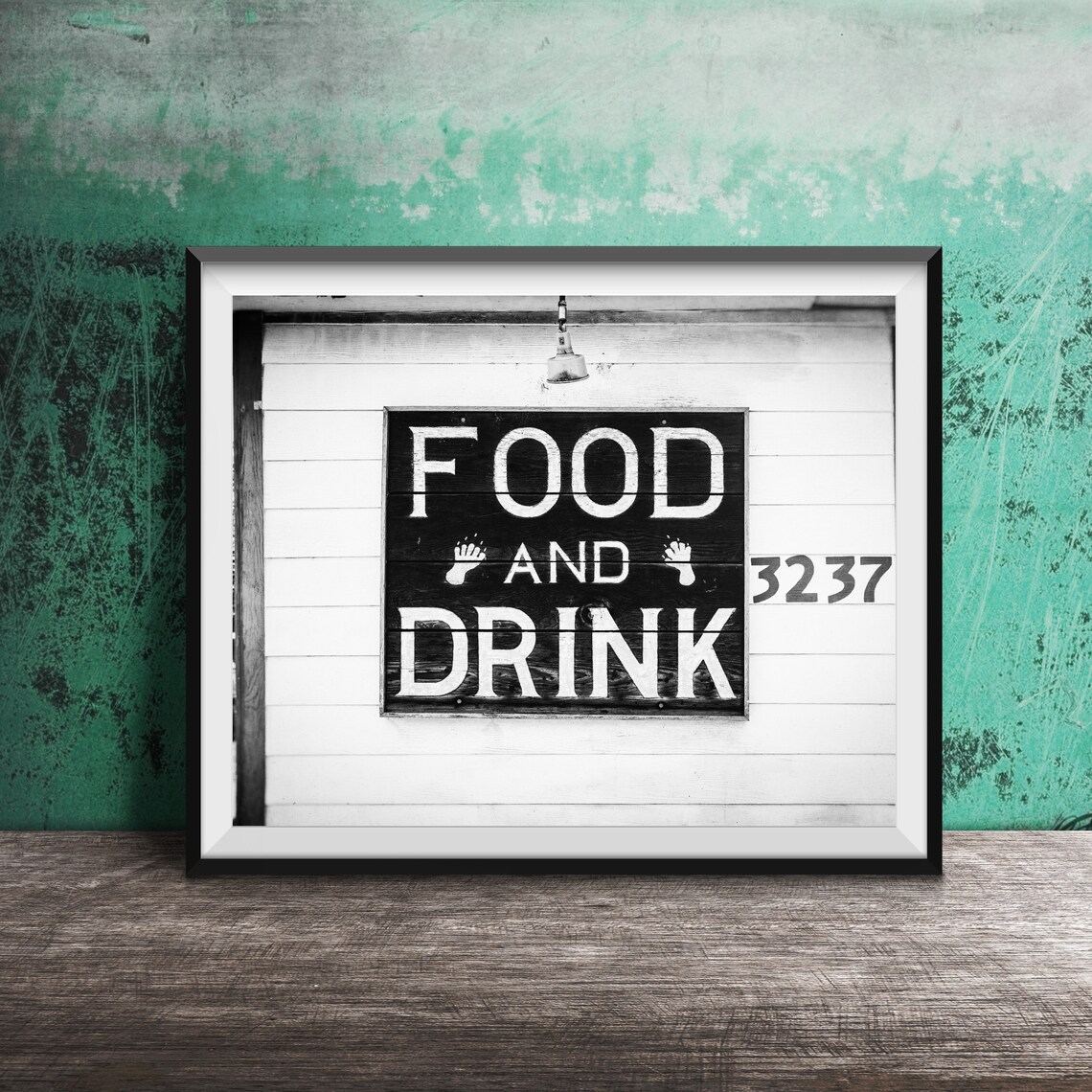 Bear Paw Food and Drink Sign, Kitchen Wall Art Print - Image 2