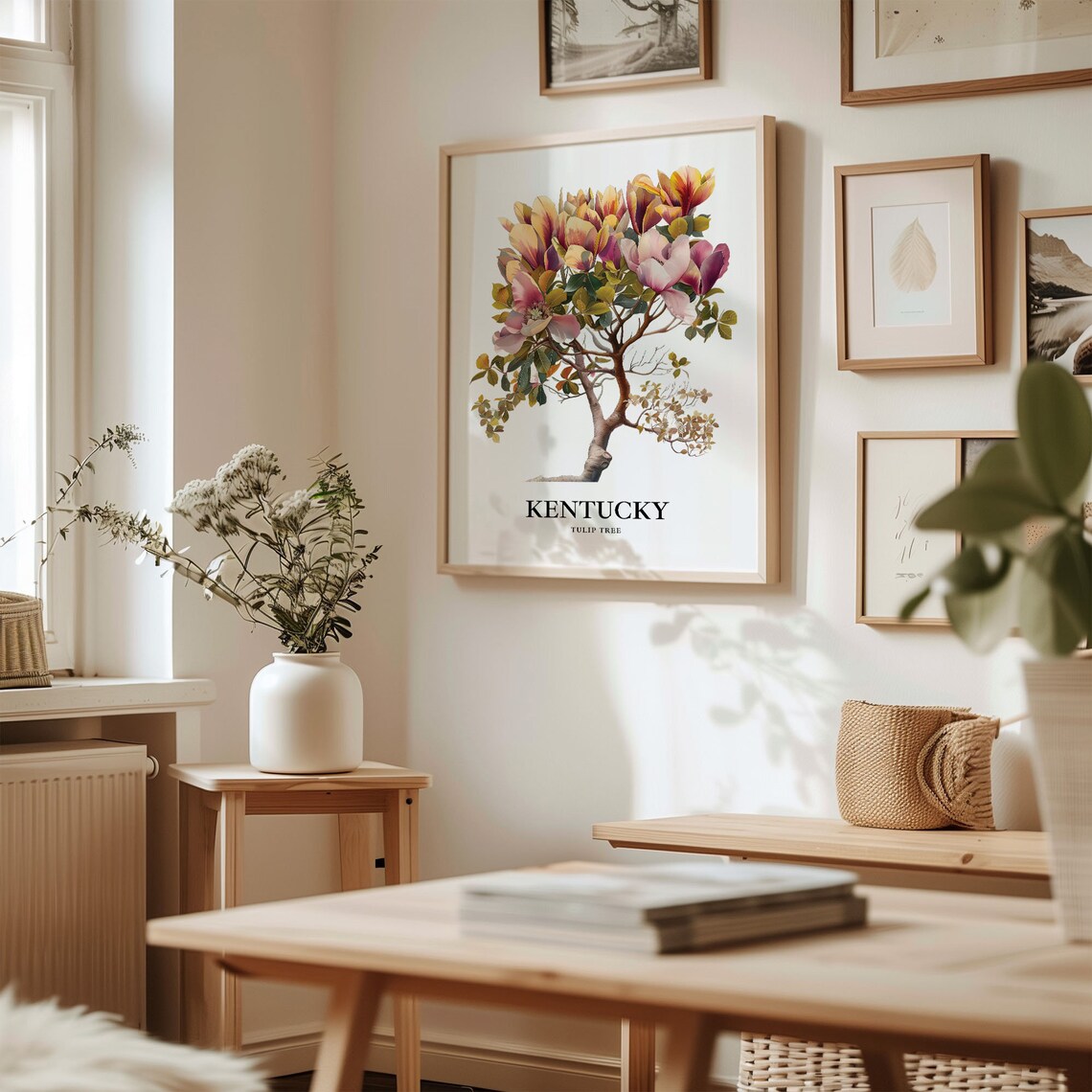 Kentucky State Tree Tulip Tree Art Print, Botanical - Image 2