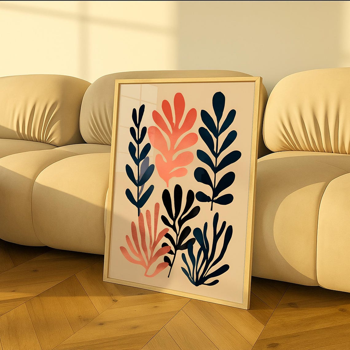 Matisse Botanical Print Prints Abstract Wall Art Poster For Apartment Decor