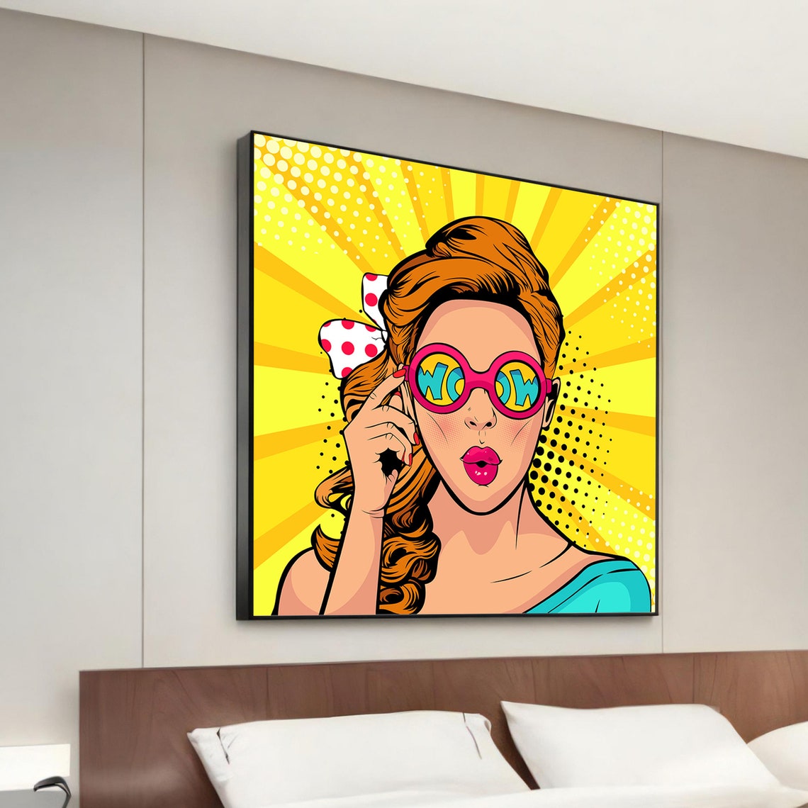 Banksy-Inspired Graffiti Pop Art Poster