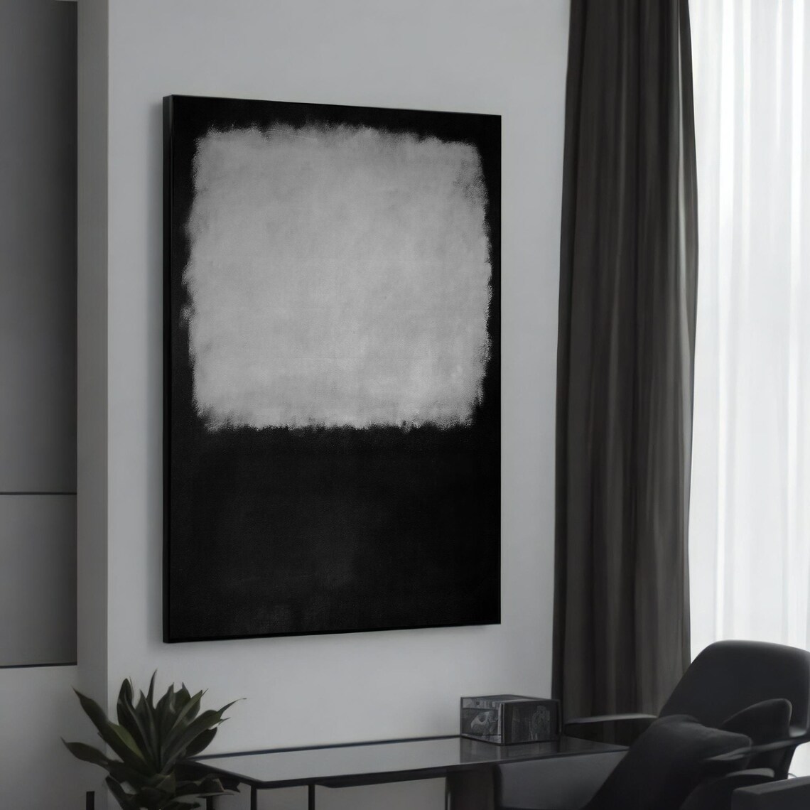 Mark Rothko Monochrome Abstract Art Print