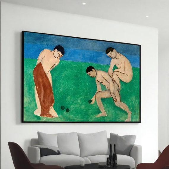 Henri Matisse The Ball Players Reproduction Handpainted Canvas Unique Art For Home Decor Lovers