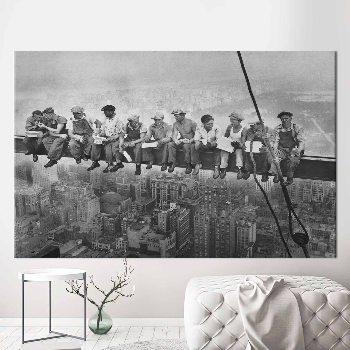 Lunch Atop a Skyscraper New York Travel Poster