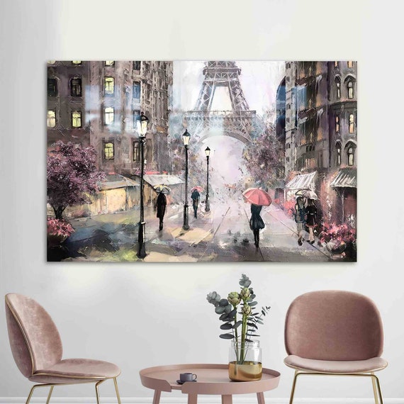 Eiffel Tower Landscape Art Print