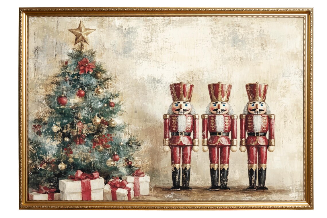 Christmas Nutcracker Vintage Holiday Poster Print - Image 6