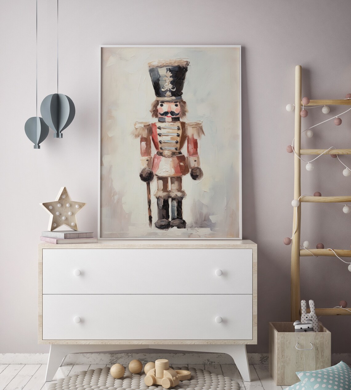 Nutcracker Vintage Holiday Poster, Aesthetic Christmas Decor - Image 4