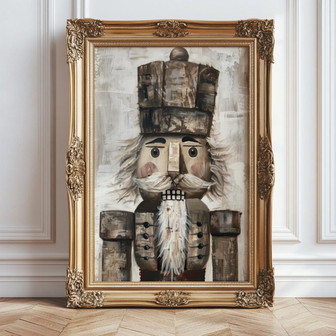 Christmas Nutcracker Vintage Holiday Wall Art Print - Image 5