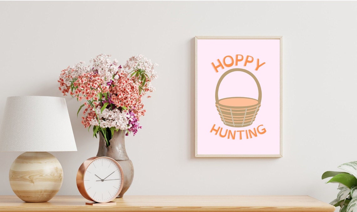 Hoppy Hunting Easter Egg Hunt Wall Art - Image 2