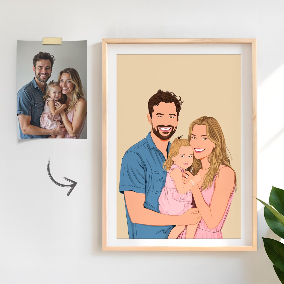 The Millers Est 2025 Custom Three Generation Family Portrait Poster - Image 3