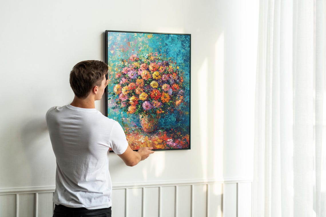 Chrysanthemum Painting - Modern Travel Poster - Image 5