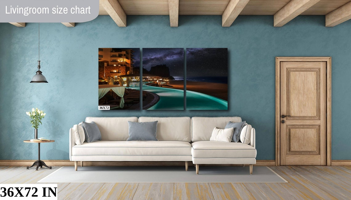 Grand Solmar Resort Cabo Night Pool Milky Way Starry Sky Poster - Image 2