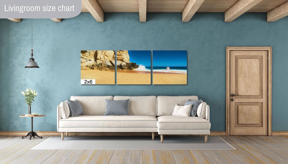 Cabo San Lucas Rocky Cliff Beach Stroll Painterly Sunset Travel Poster - Image 4