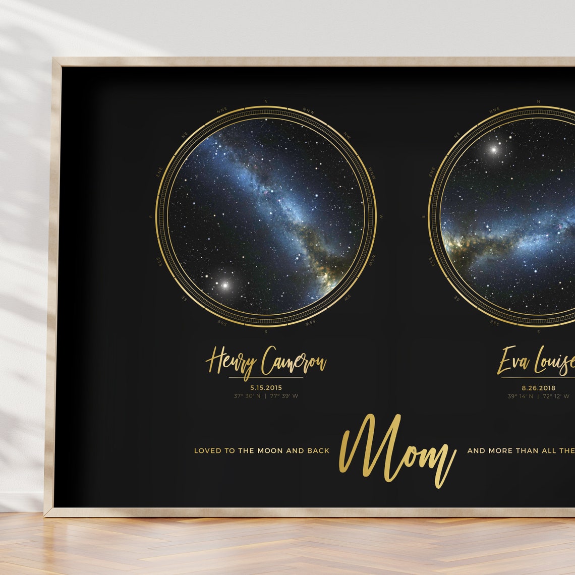 Personalized Star Map Poster, Custom Night Sky Print - Image 4
