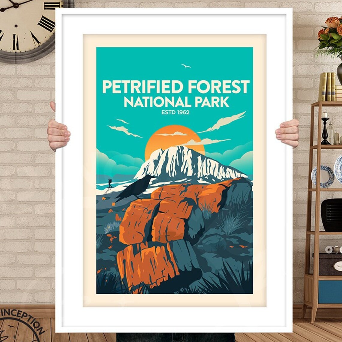 Petrified Forest National Park Travel Poster Print