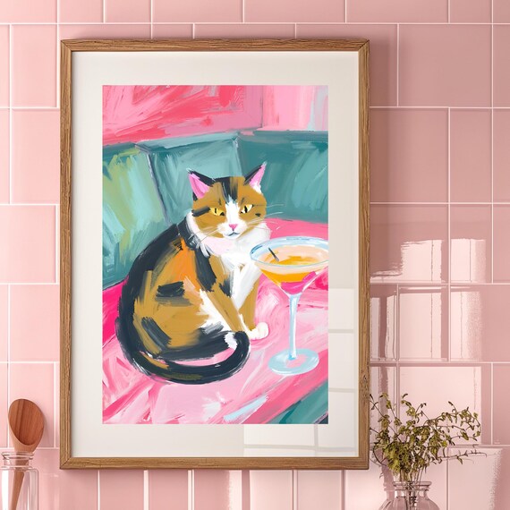 Come Join Me Cat Poster, Cat Lover Gift