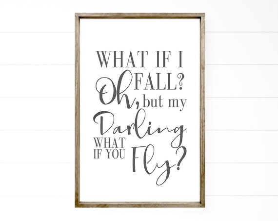 Farmhouse Nursery Quote Wall Art Print for Girls