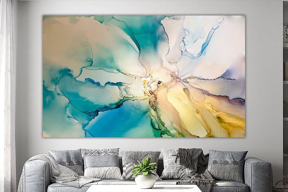 Abstract Decor Modern Marble Wall Art Print