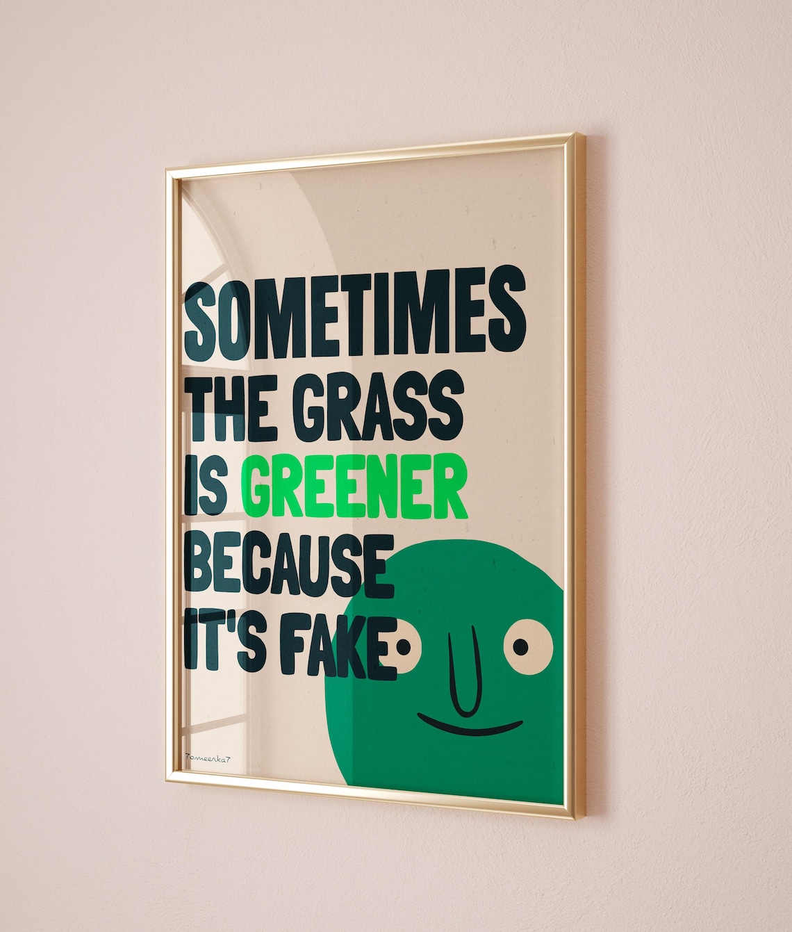 Uplifting Quote Retro Funny Wall Art, Motivational Poster