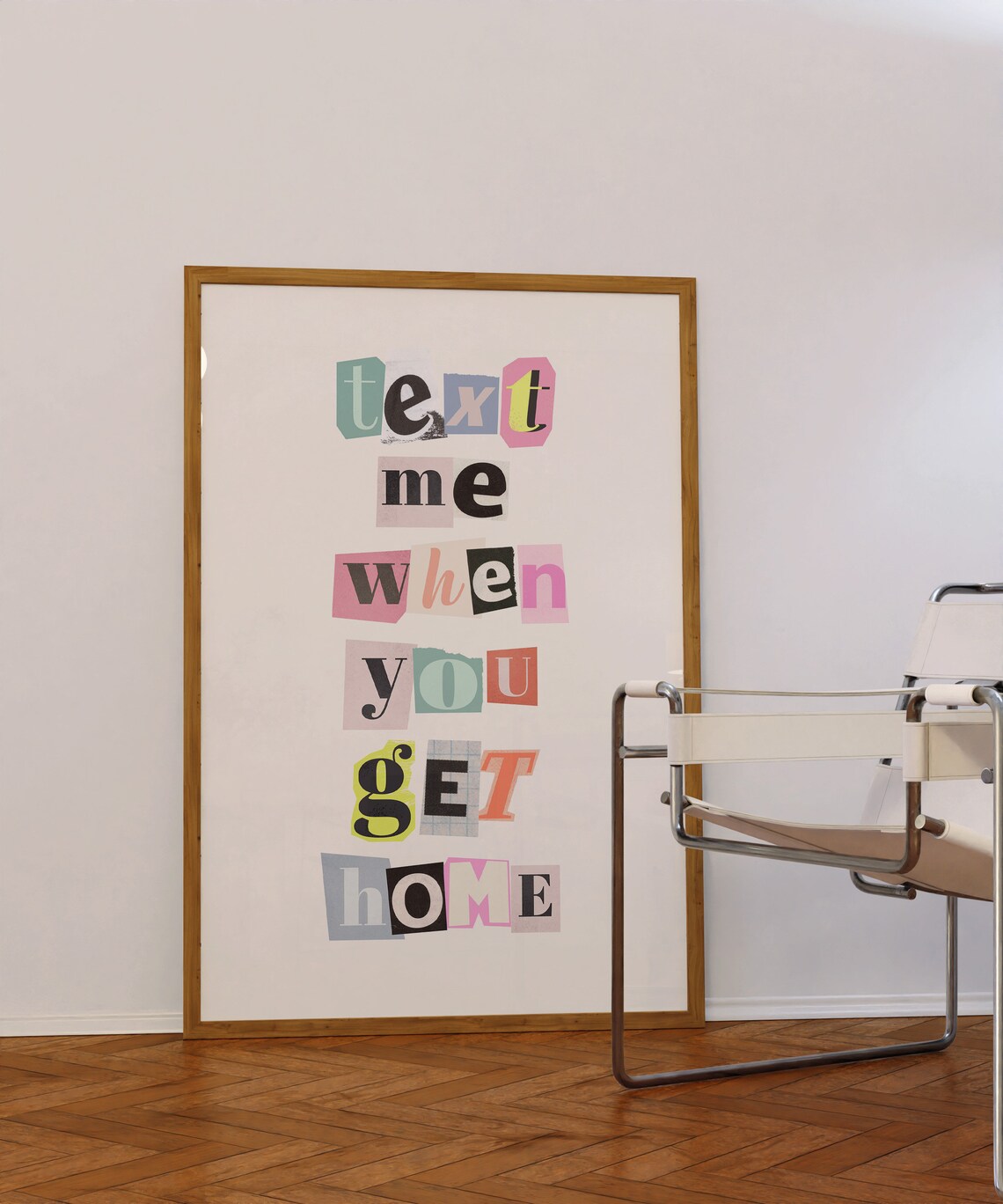 Retro Typography Poster, Burn Book Text Print