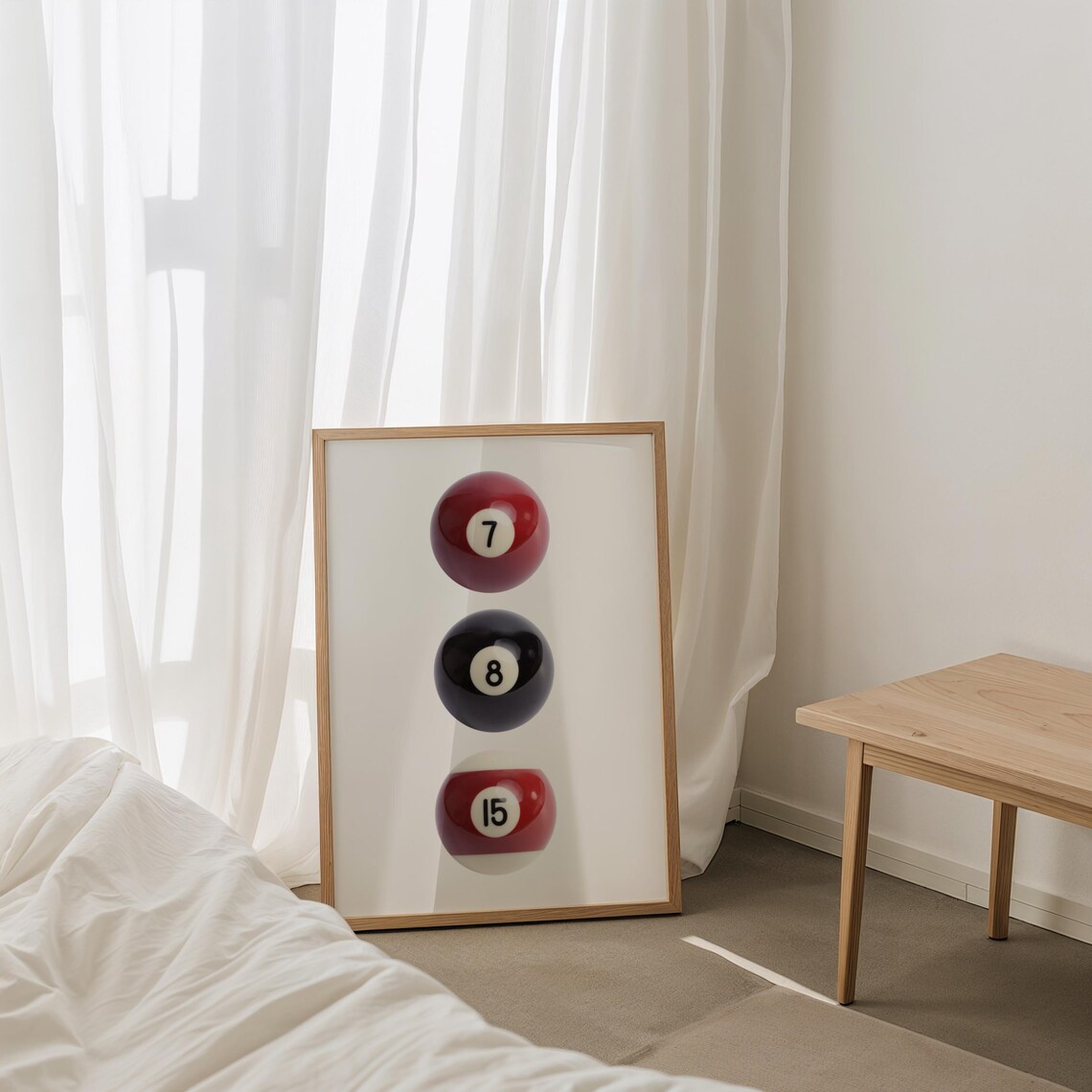 8 Ball Poster, Funky Aesthetic Room Decor - Image 2