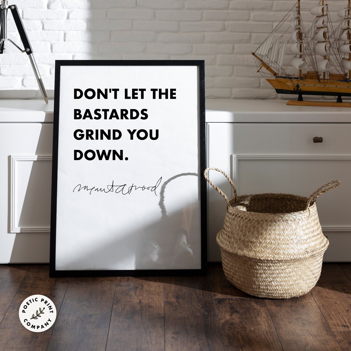 Margaret Atwood Quote Art Print for Book Lovers - Image 2