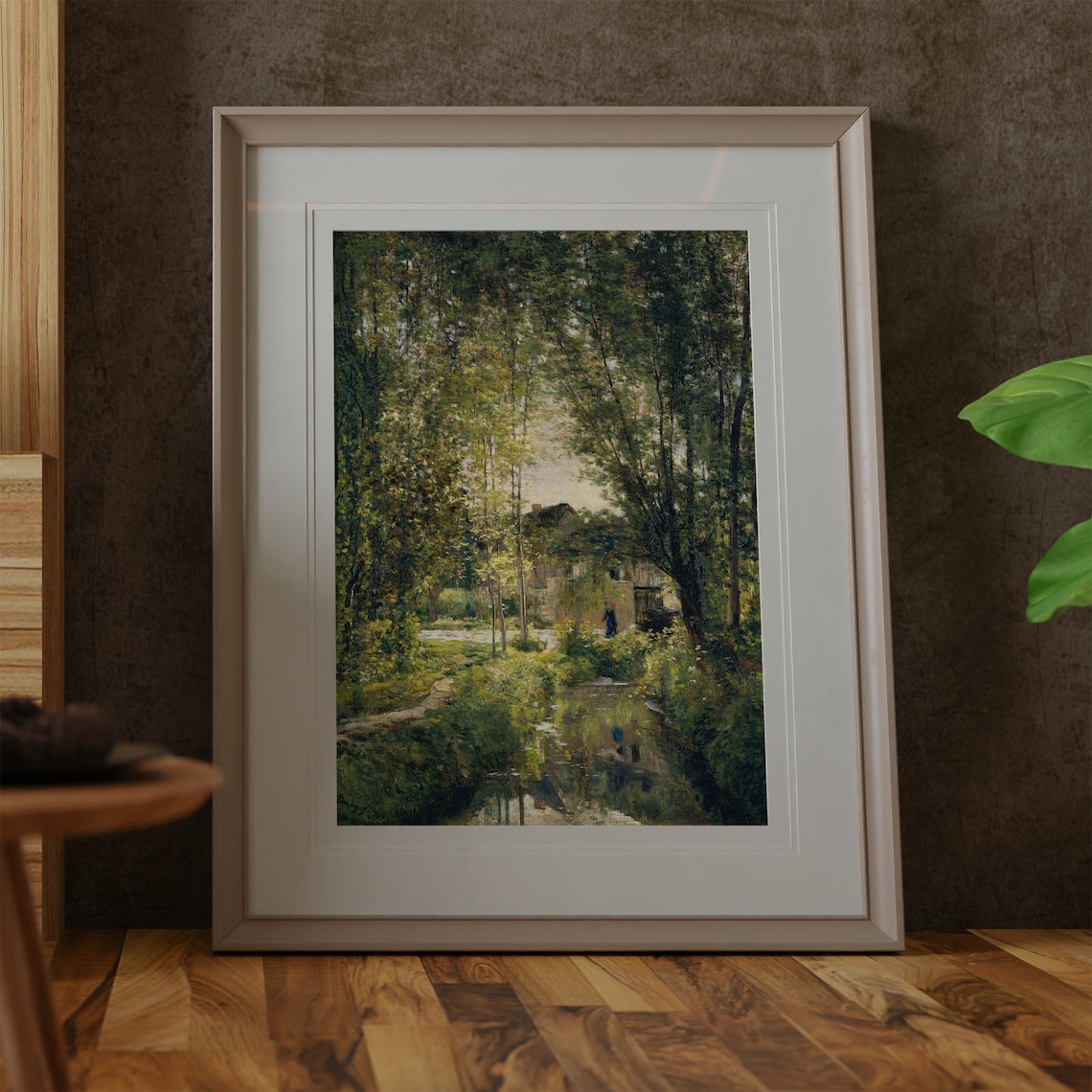 Vintage Summer French Country Oil Painting Print - Image 2