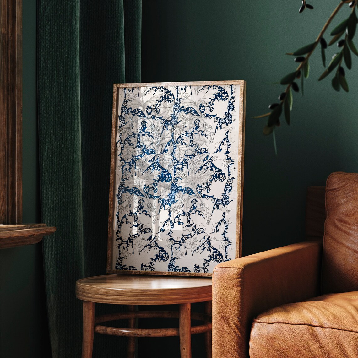 William Morris Vintage Floral Pattern Art Print - Image 3