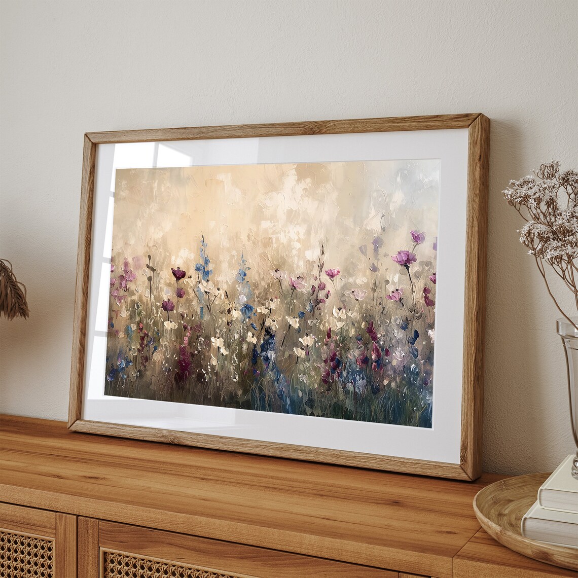 Vintage Floral Wall Art, Country Kitchen Art Print - Image 2